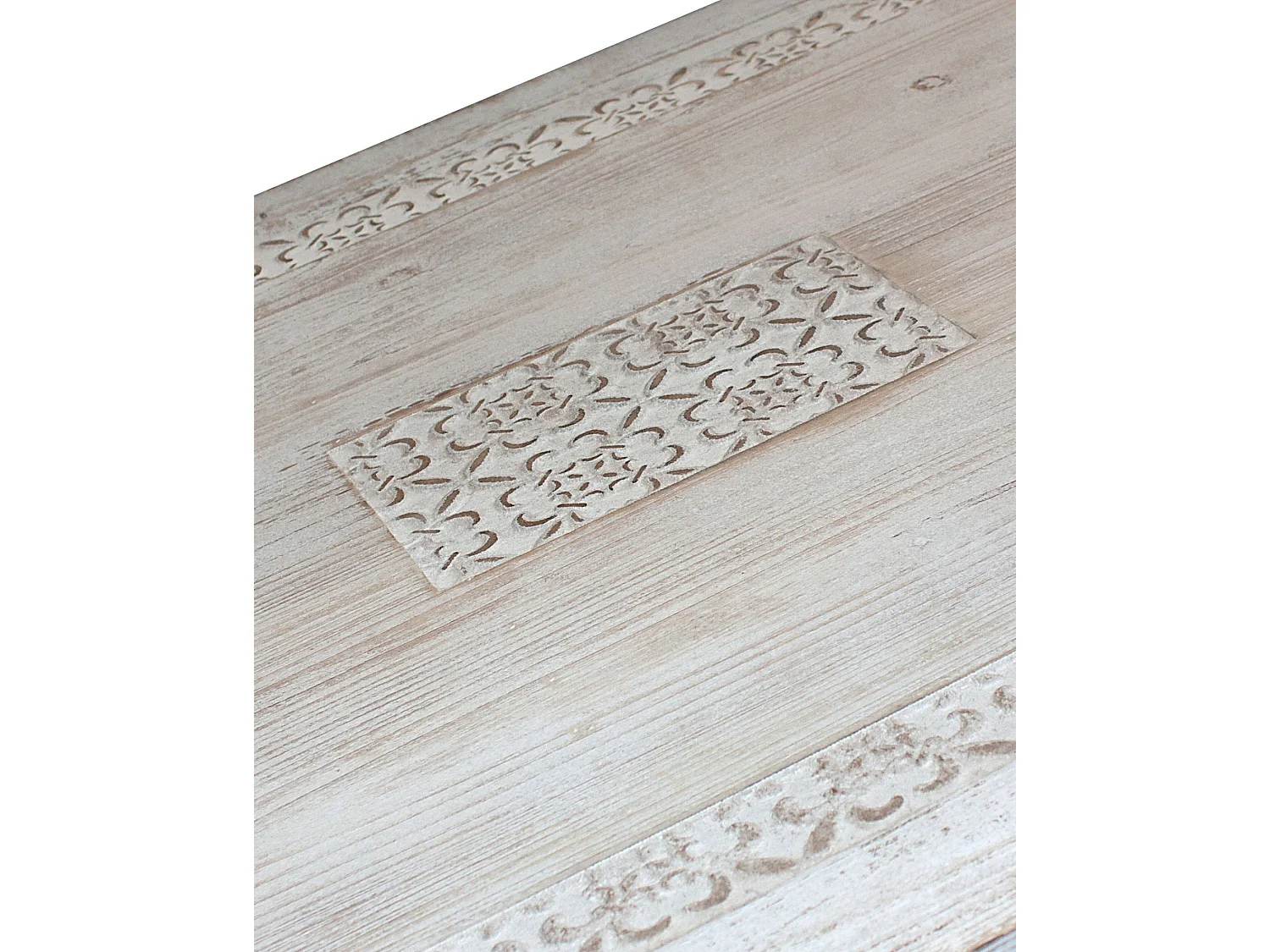 Tavolo in abete con cassetti