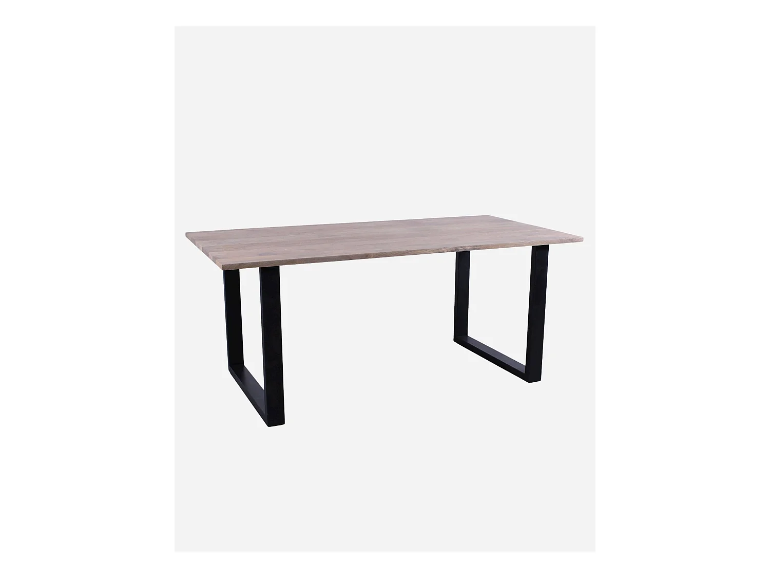 Tavolo da pranzo in mango e metallo