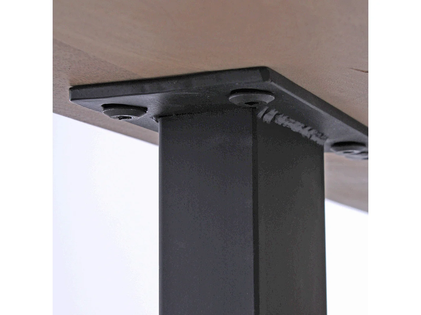 Tavolo da pranzo in mango e metallo "Dino" 91X180xH76