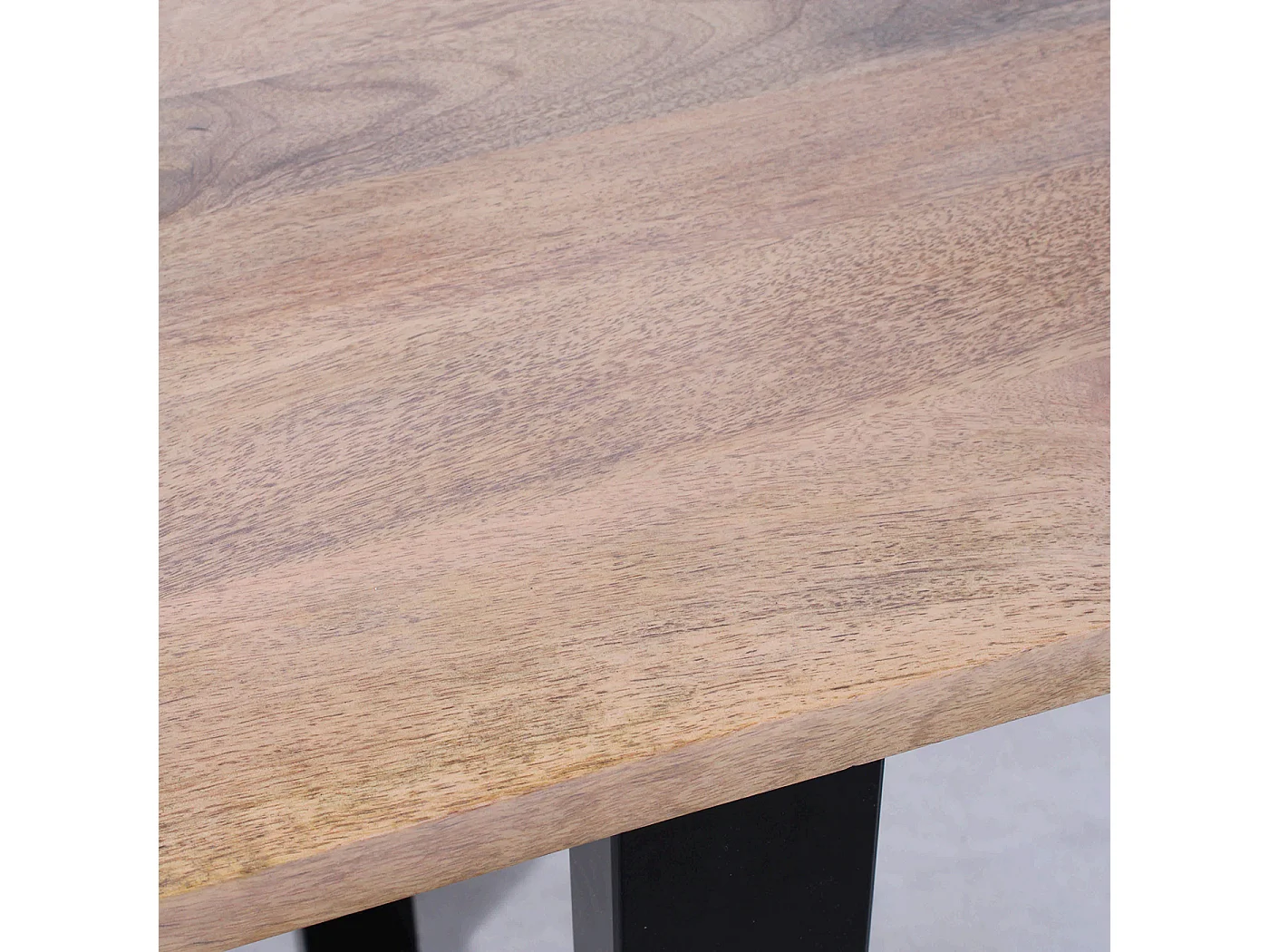 Tavolo bar in legno di mango e metallo