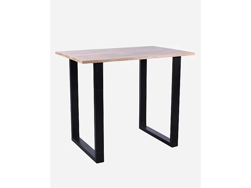 Tavolo bar in legno di mango e metallo