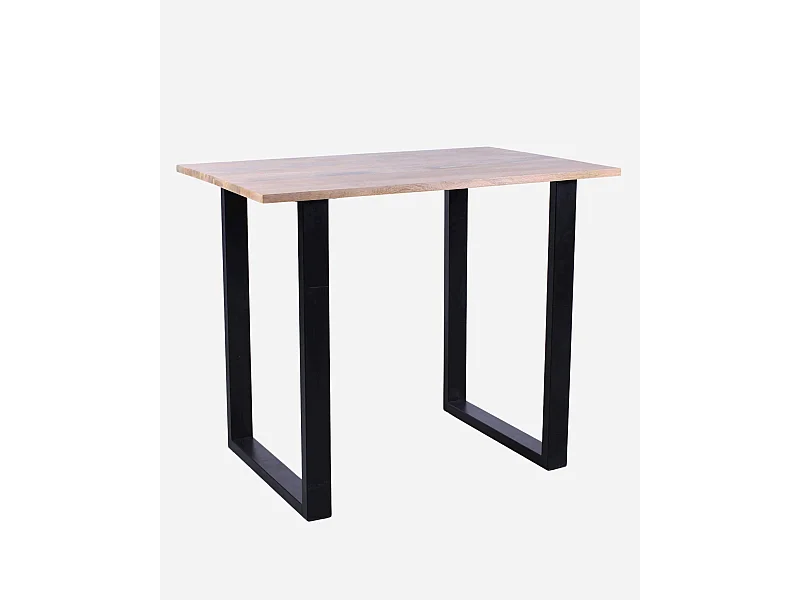 Tavolo bar in legno di mango e metallo