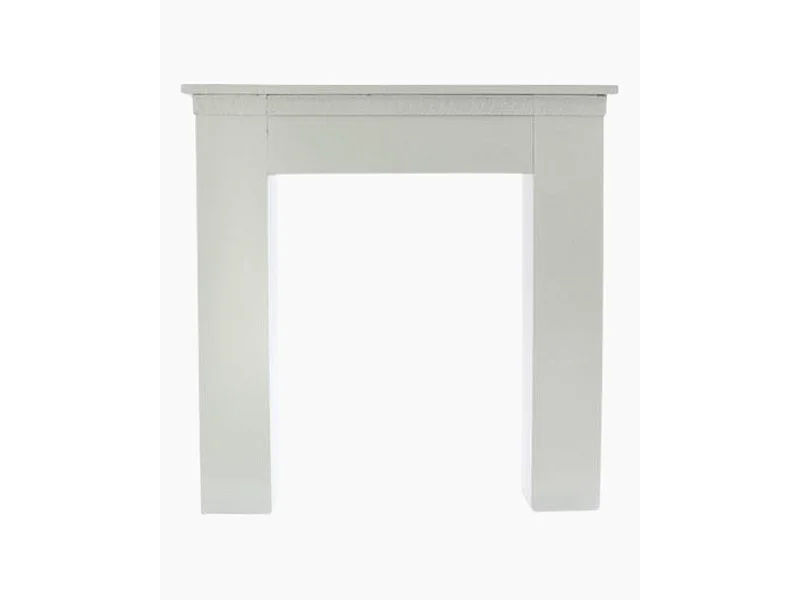 Caminetto a Cornice Decorativa in Legno di Abete Bianco Finto Camino Arredo Casa