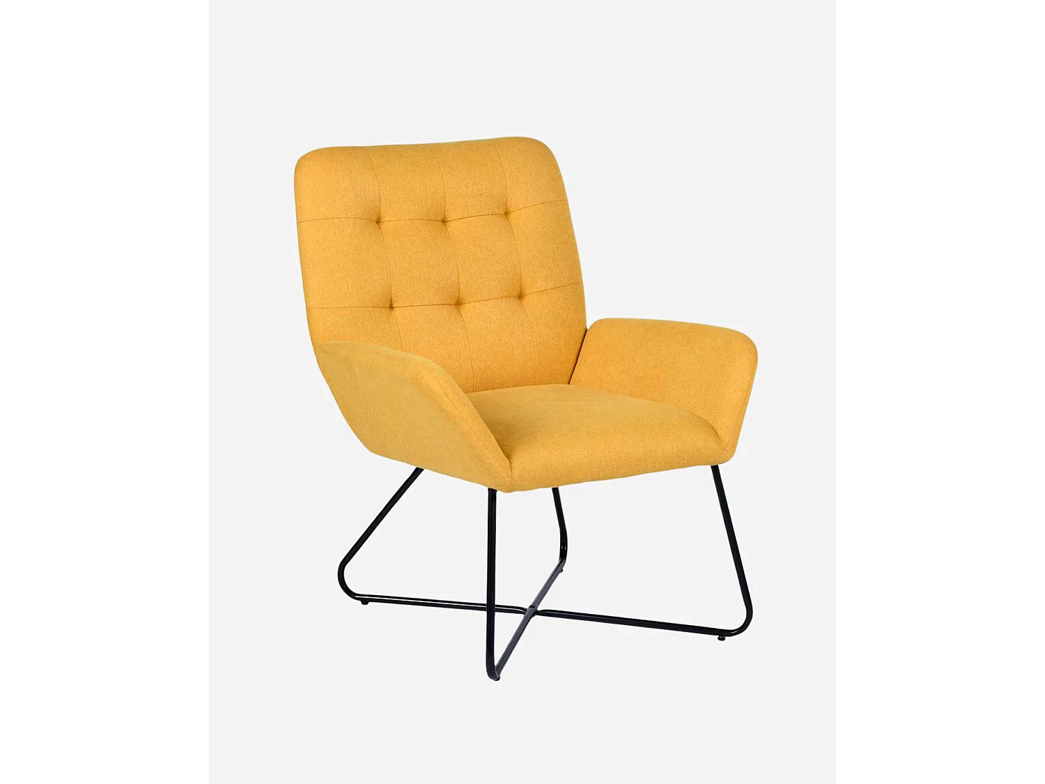 Poltrona gialla “Greta”