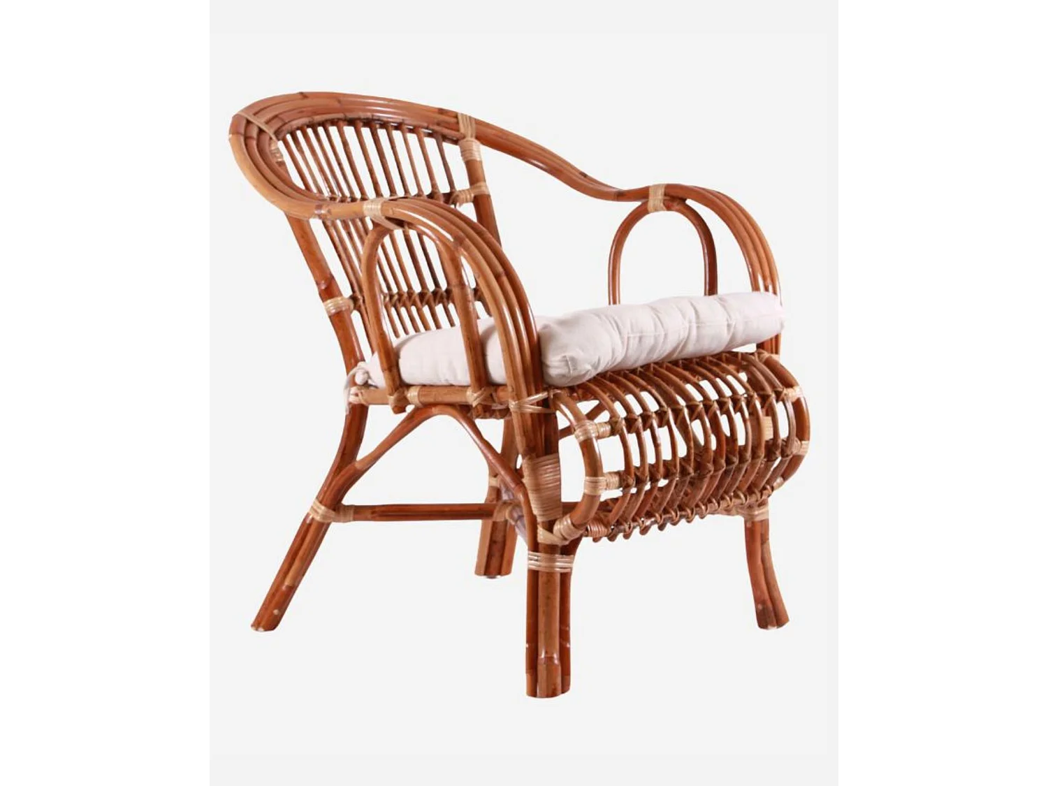 Poltrona in rattan "Brisbane"