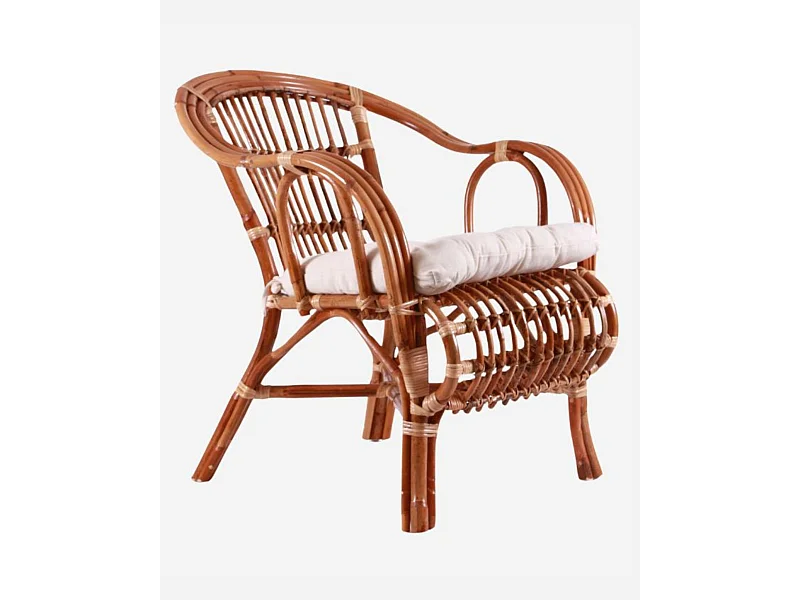 Poltrona in rattan "Brisbane"
