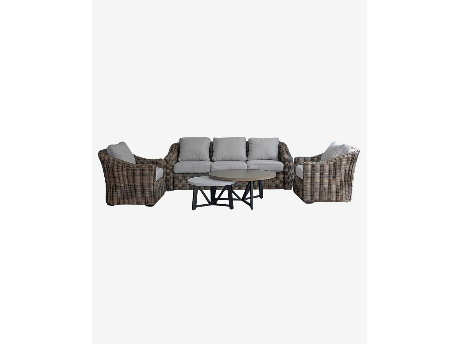 Salotto completo in polirattan King