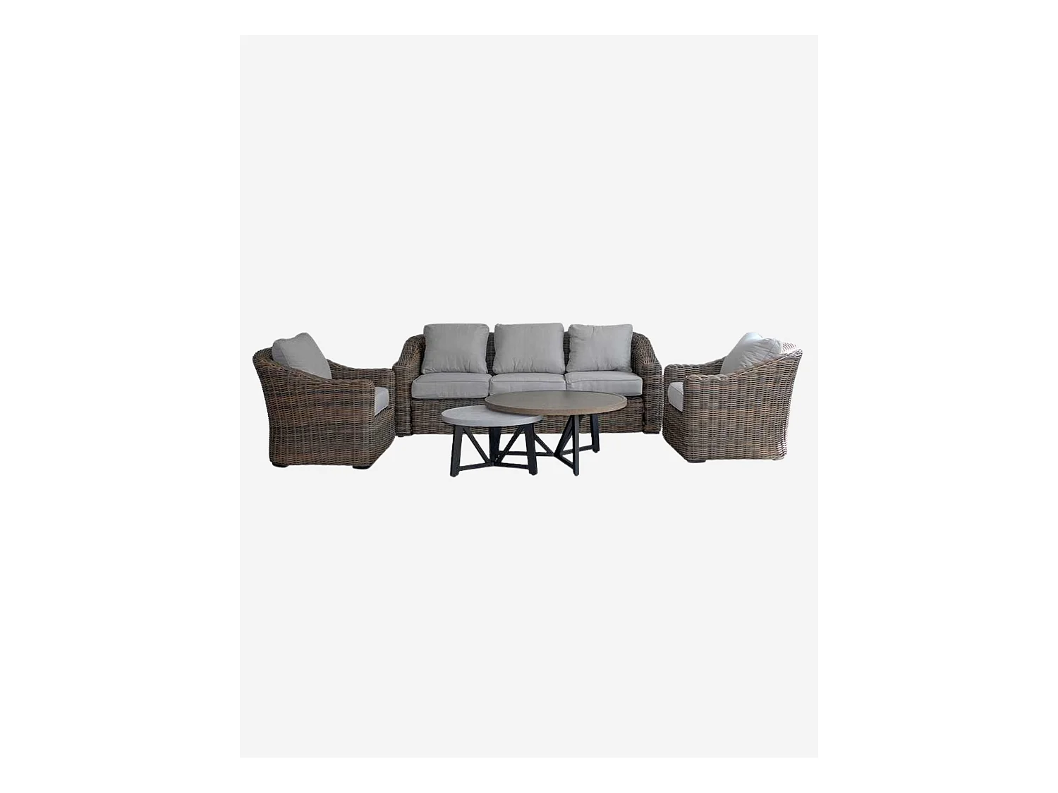 Salotto completo in polirattan King