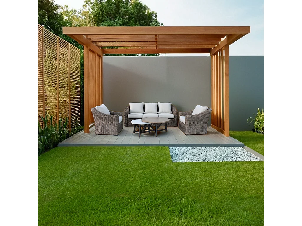 Salotto completo in polirattan King