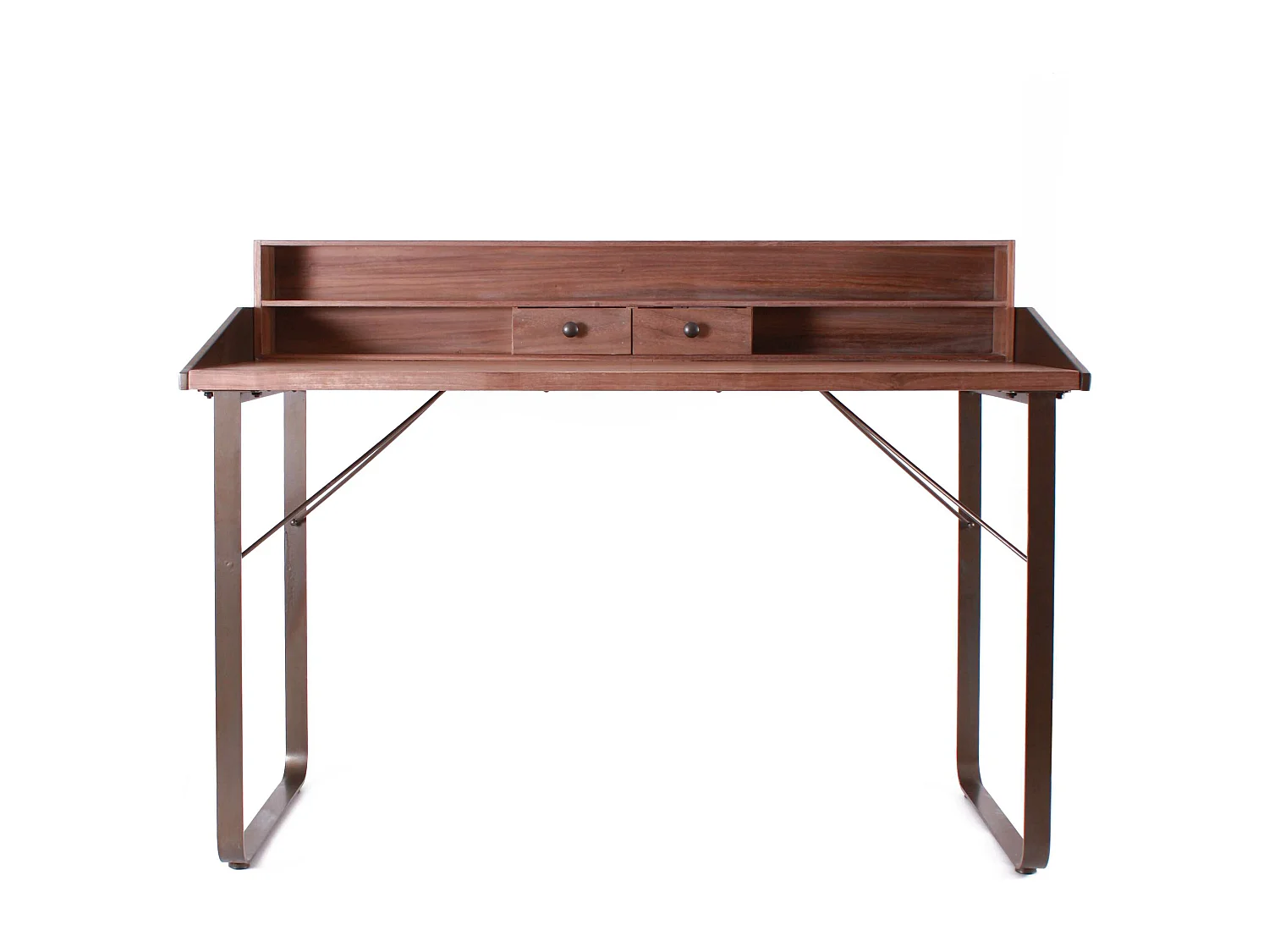 Scrivania in legno e ferro