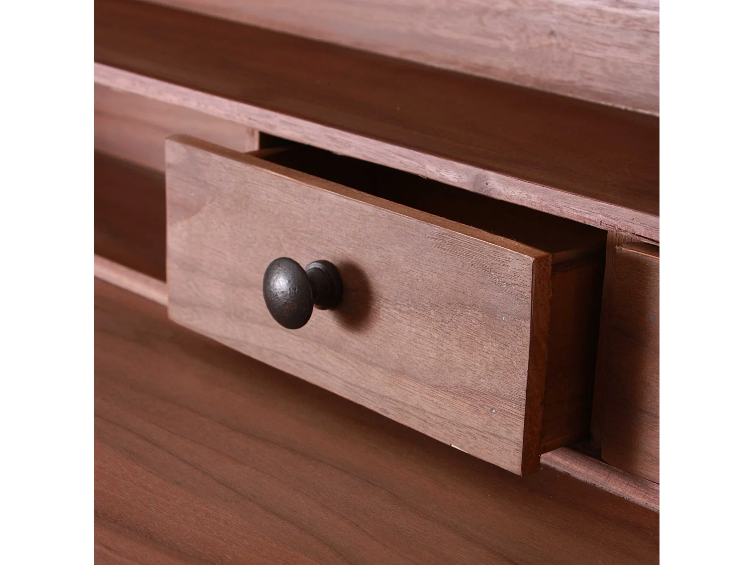 Scrivania in legno e ferro