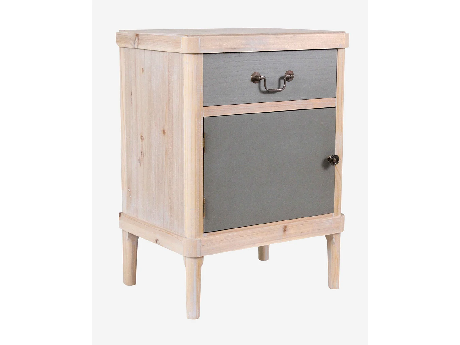 Comodino in legno di pino ed mdf "Elisabetta"