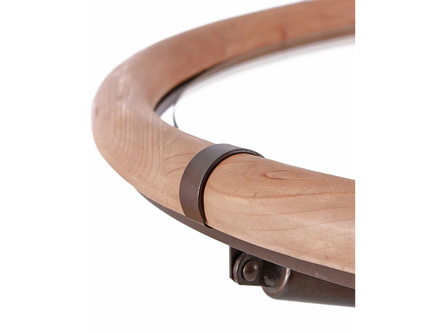 Tavolino da caffè in legno e ferro