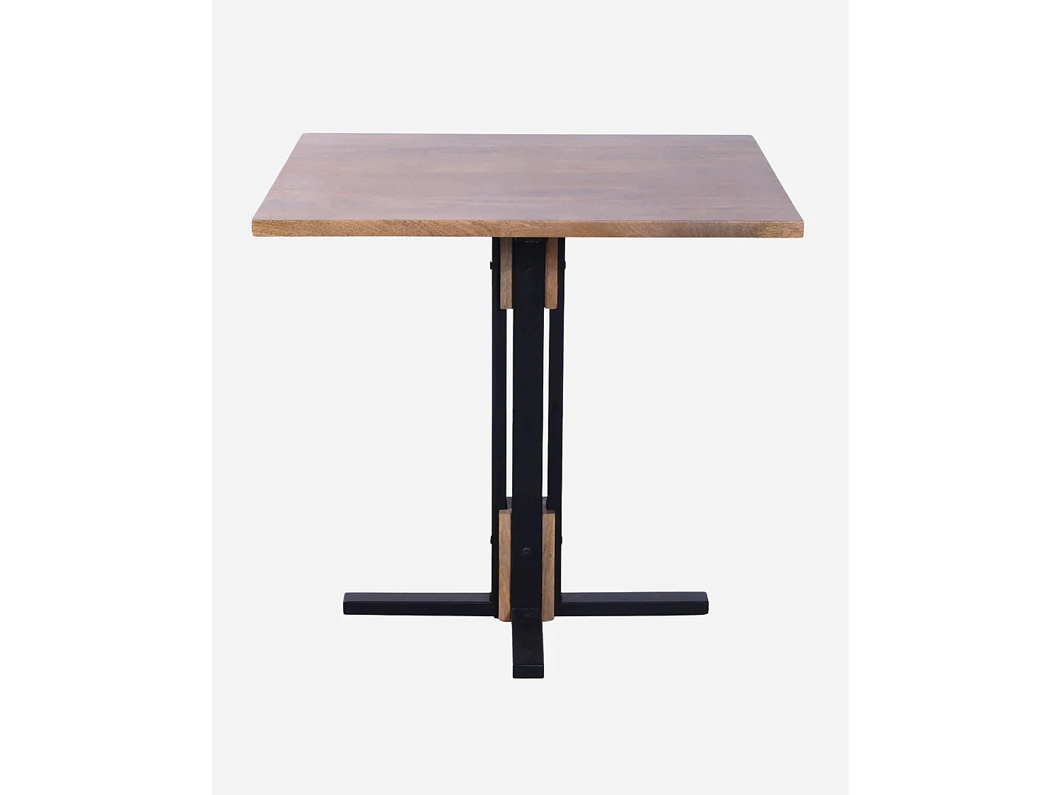 Tavolo da pranzo in legno di mango e metallo