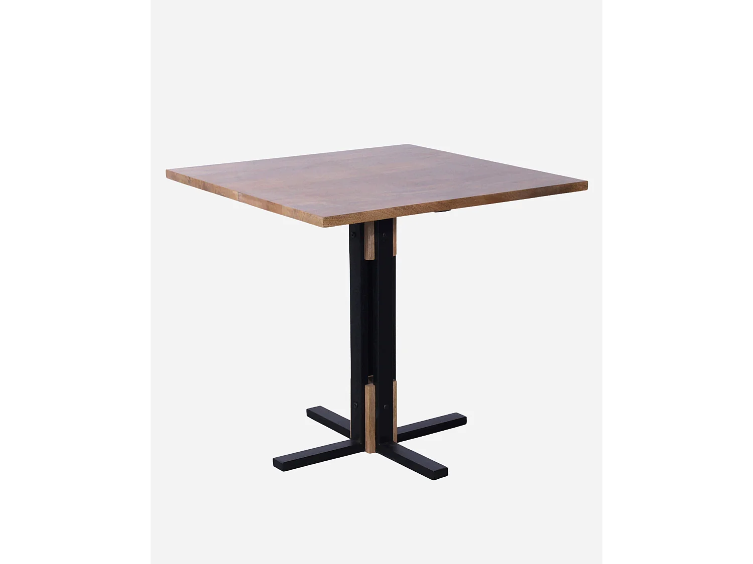 Tavolo da pranzo in legno di mango e metallo