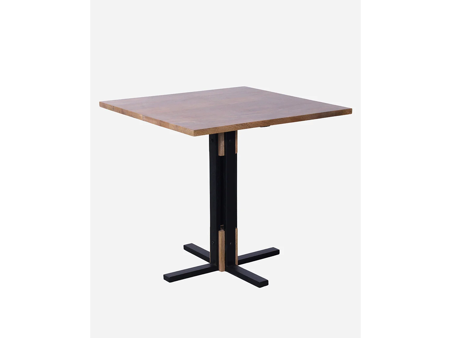 Tavolo da pranzo in legno di mango e metallo