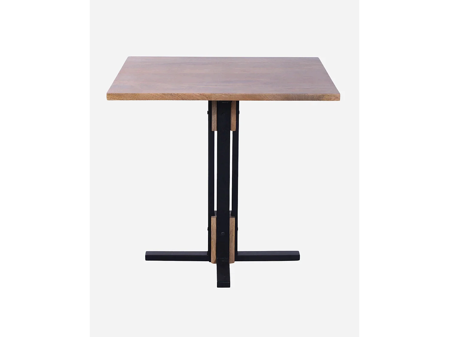 Tavolo da pranzo in legno di mango e metallo