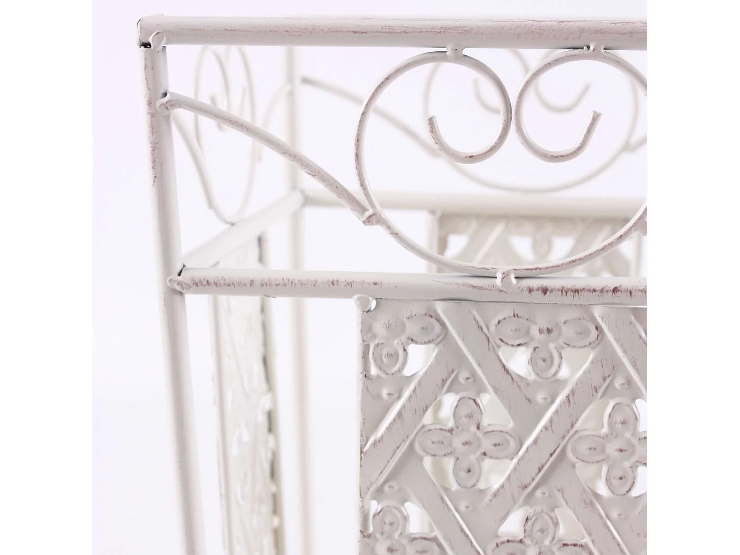 Portaombrelli in ferro bianco