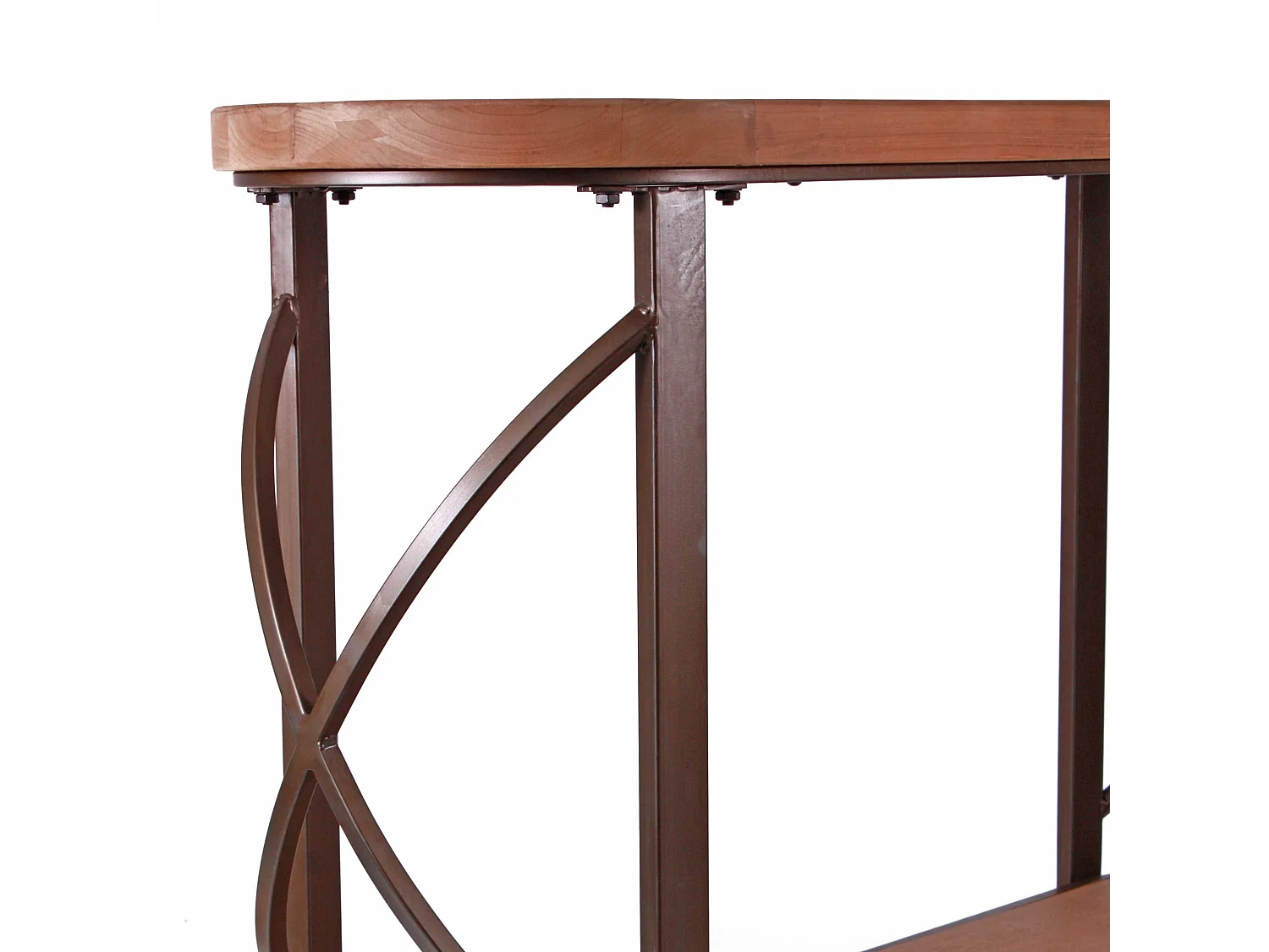 Consolle in legno e ferro