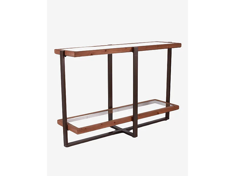 Consolle in legno e ferro