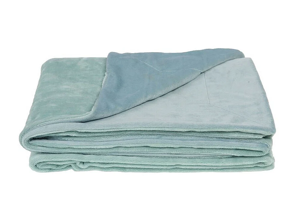 Plaid Lou bleu glacier 130X170 cm