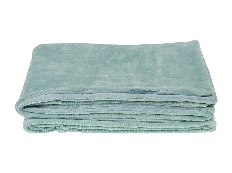 Plaid Lou bleu glacier 130X170 cm