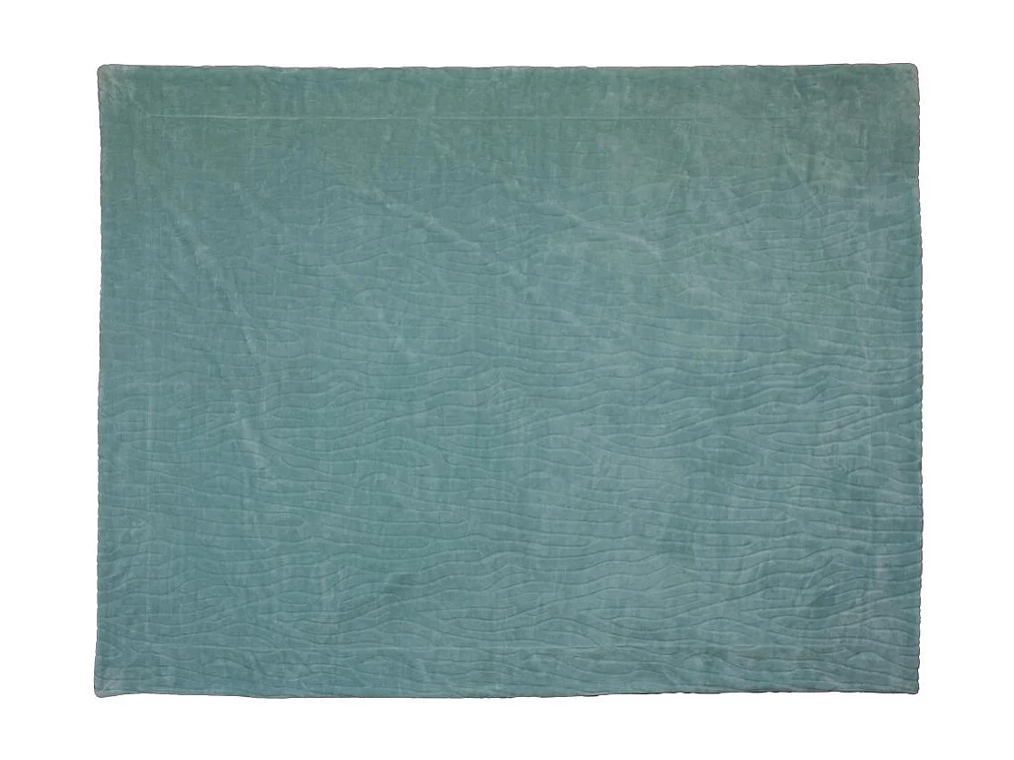 Plaid Lou bleu glacier 130X170 cm