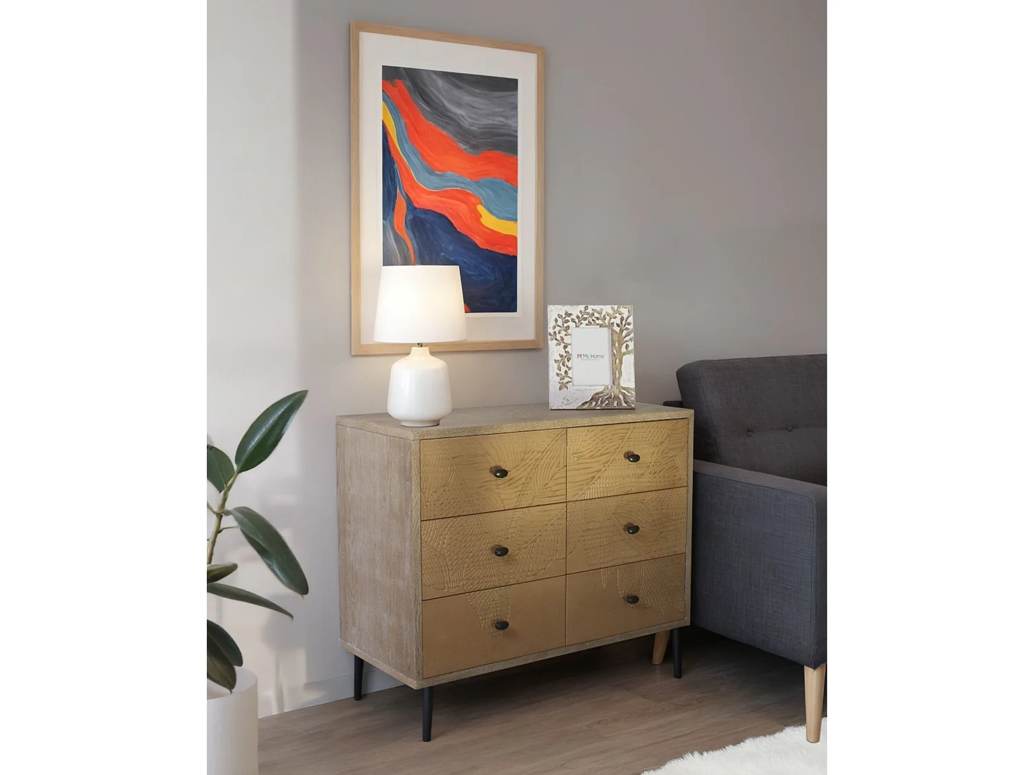 Credenza in legno marrone "Merida"