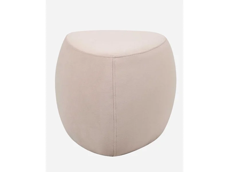 Pouf triangolare grigio "Emma"