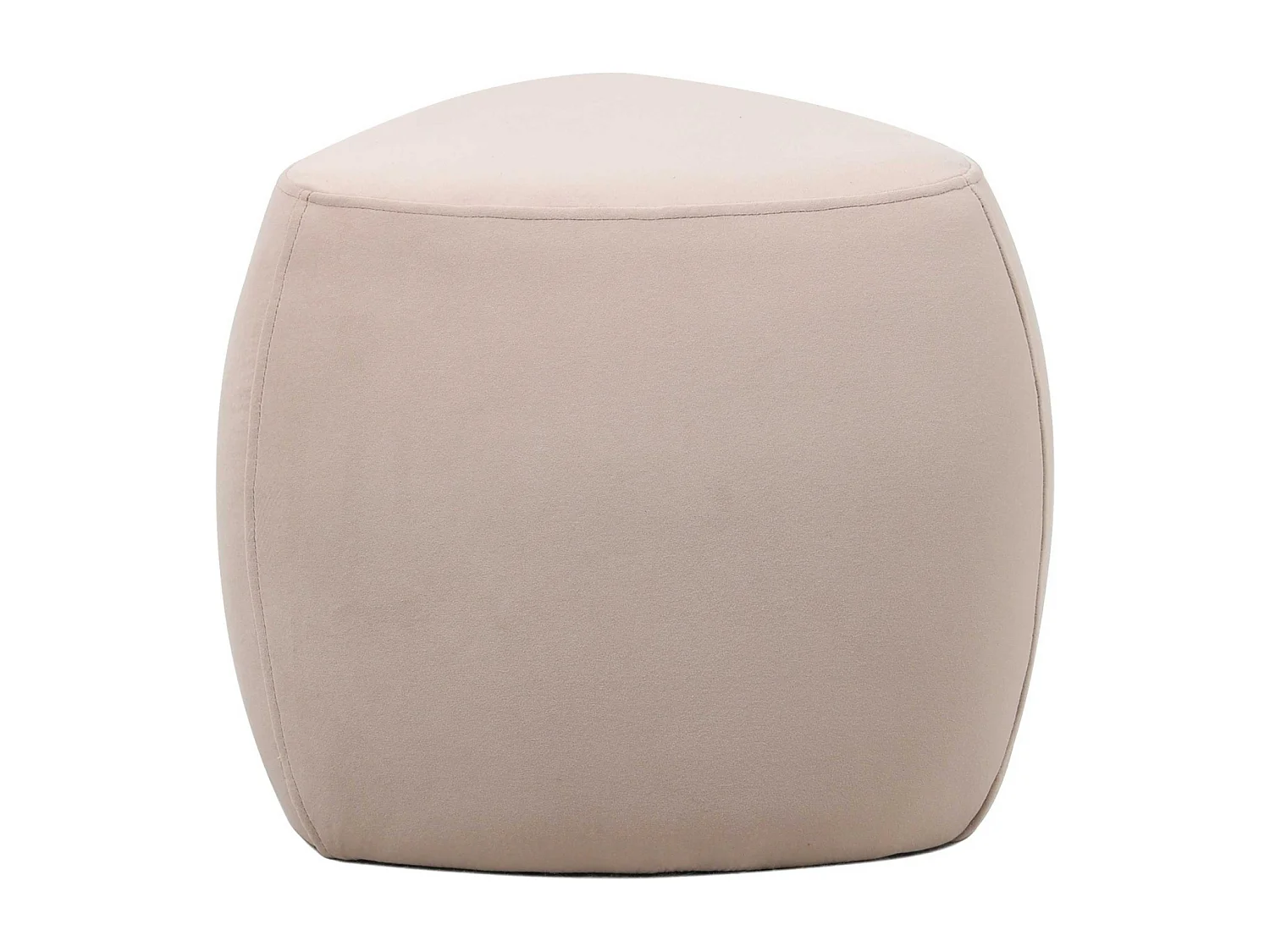 Pouf triangolare grigio "Emma"