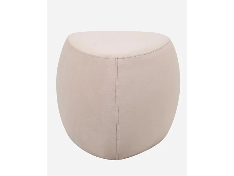 Pouf triangolare grigio "Emma"