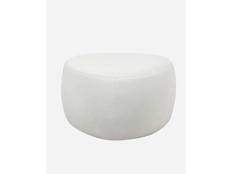 Pouf triangolare bianco "Emma"