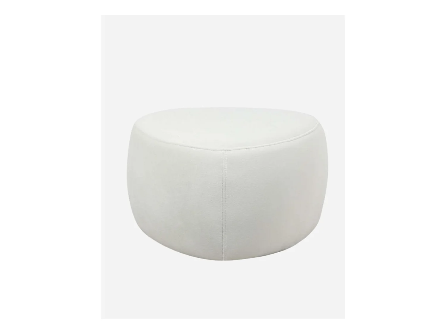 Pouf triangolare bianco "Emma"