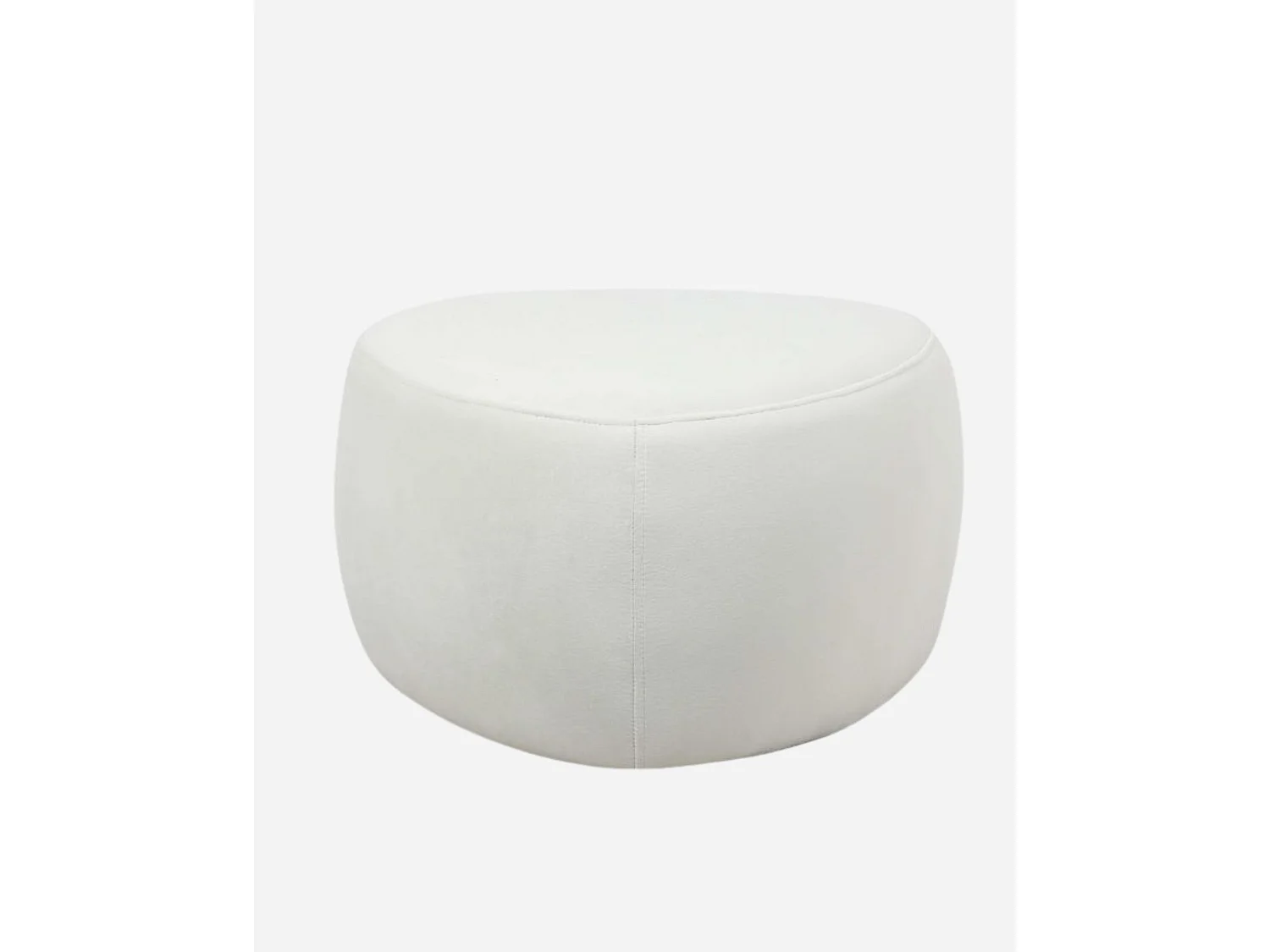 Pouf triangolare bianco "Emma"
