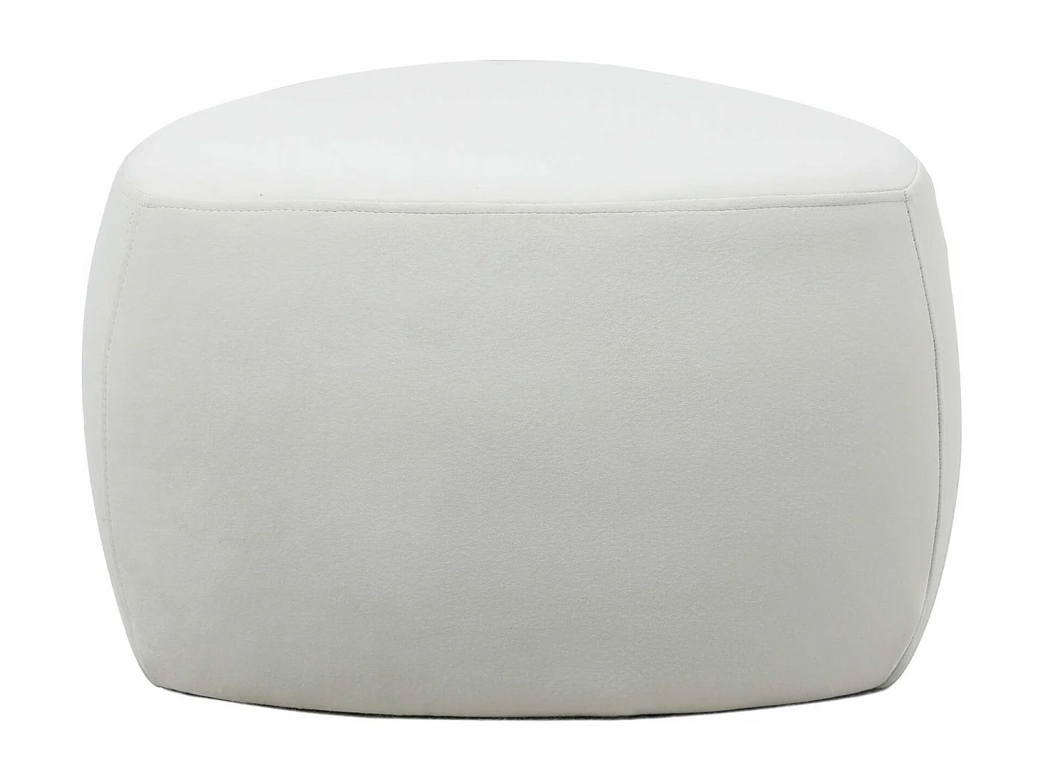 Pouf triangolare alto bianco "Emma"