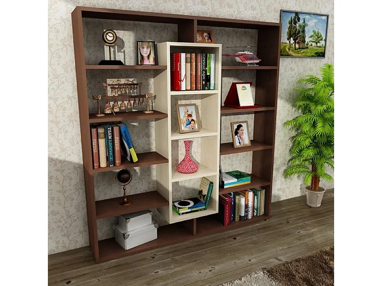 Bücherregal Ample Wenge Ahornbraun