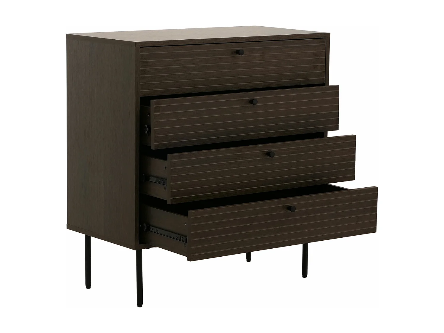 Commode MCW-N78,  brun foncé