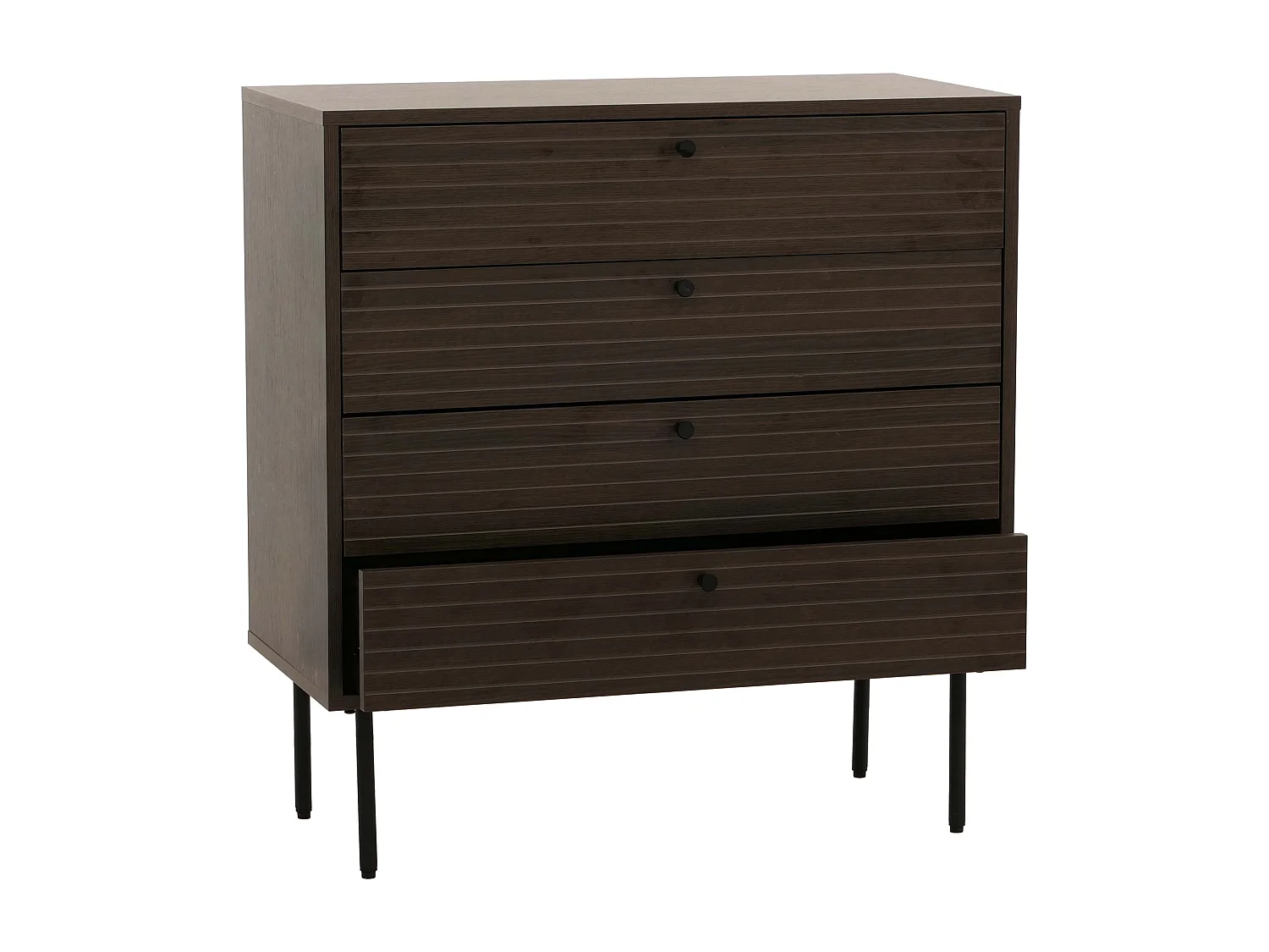 Commode MCW-N78,  brun foncé