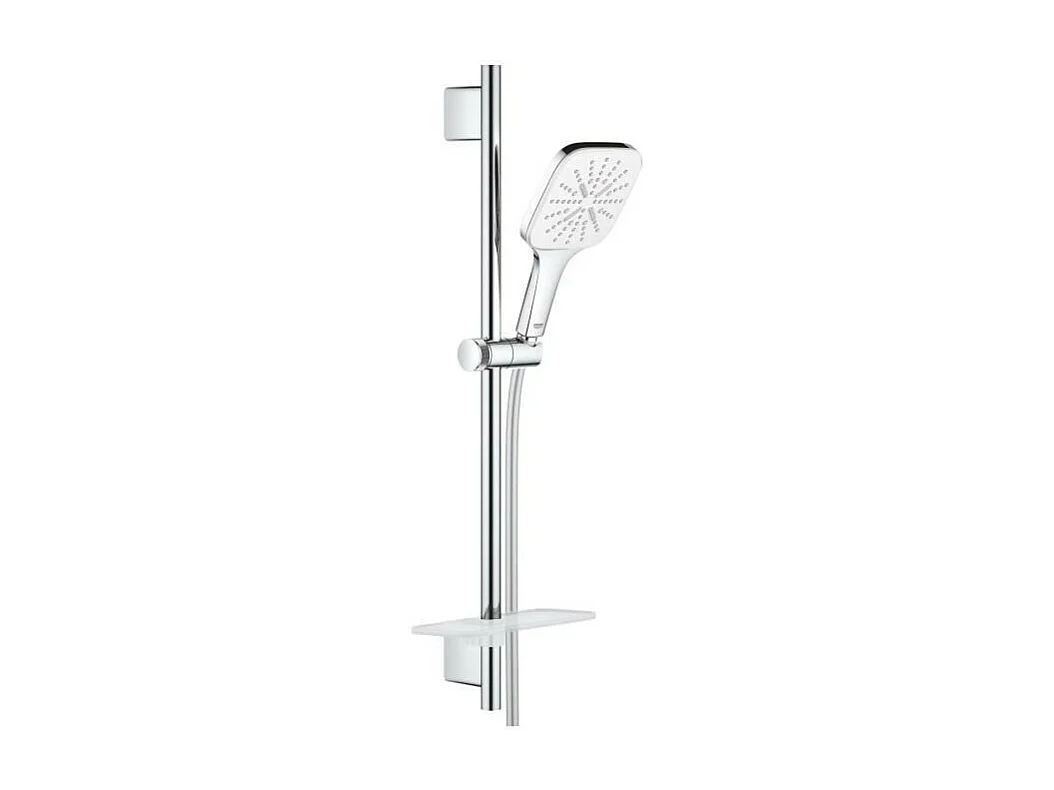 Duschset 3 Strahlen mit Stange GROHE Vitalio SmartActive 130 - Glänzend verchromt und langlebig