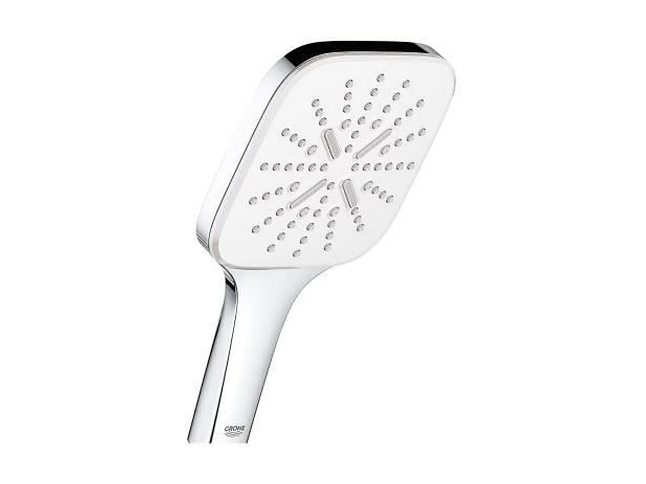 Duschset 3 Strahlen mit Stange GROHE Vitalio SmartActive 130 - Glänzend verchromt und langlebig