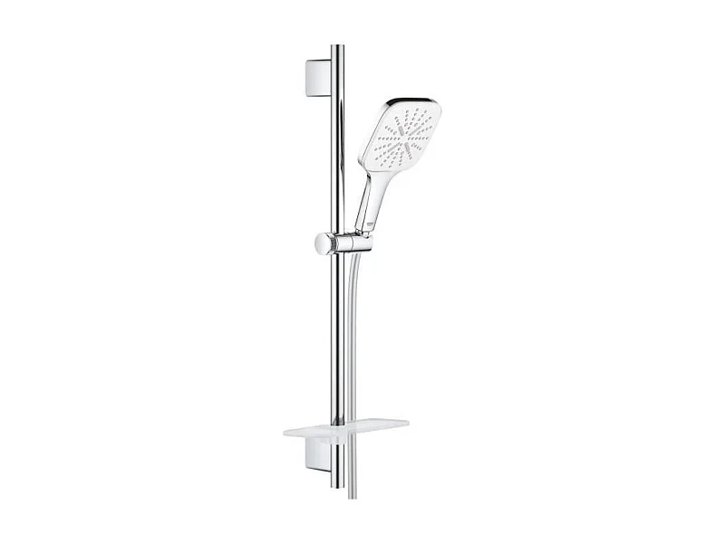 Conjunto de chuveiro 3 jatos com barra GROHE Vitalio SmartActive 130 - Cromado brilhante e durável
