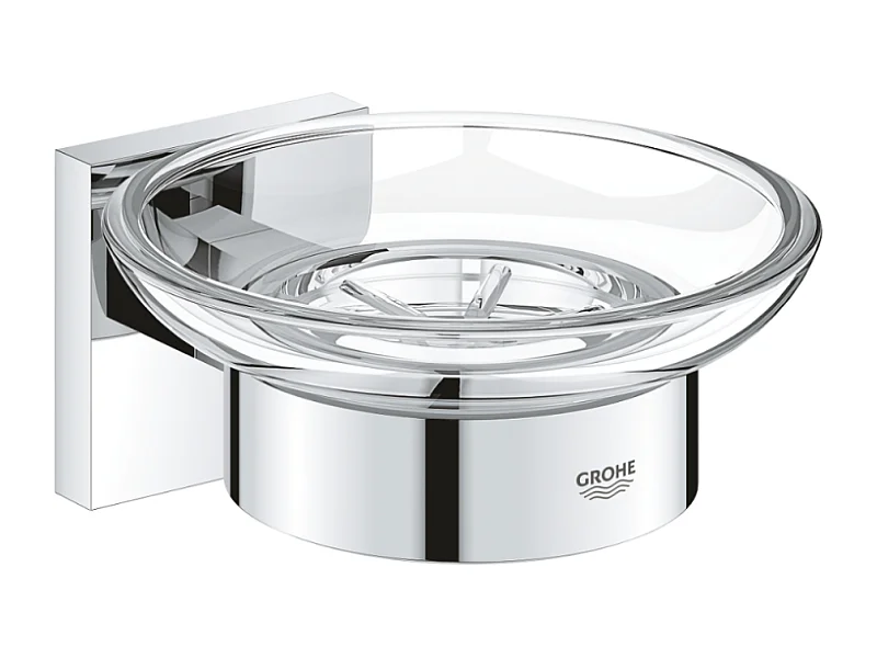 Porte savon avec support GROHE Start Cube chromé