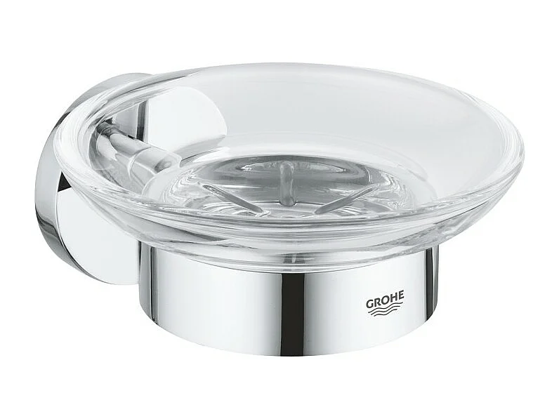 Jabonera Grohe Essentials con soporte cromado