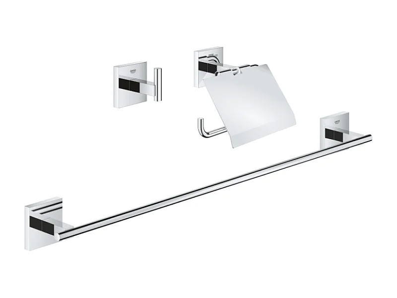 GROHE Start Cube Juego de accesorios 3 en 1 Cromo