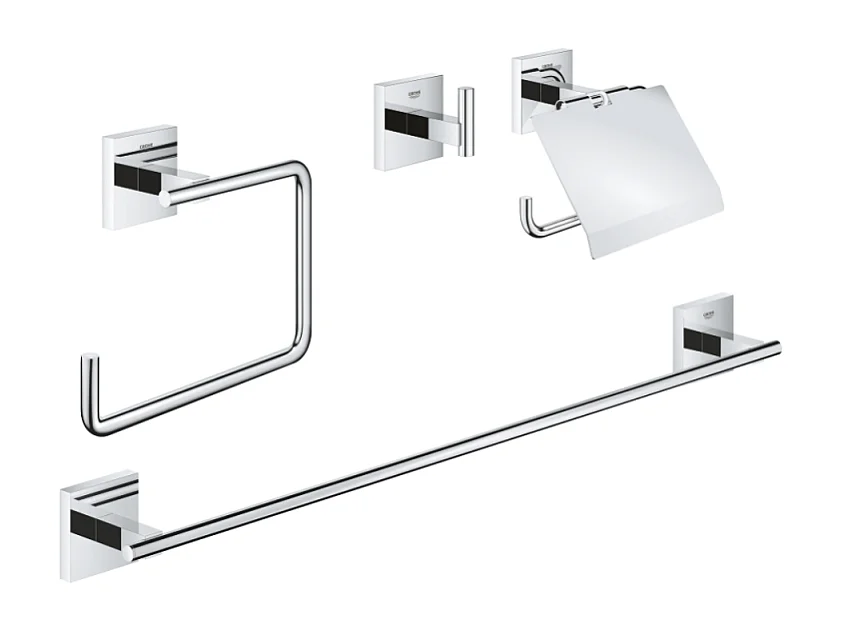 GROHE Start Cube Juego de accesorios 4 en 1 Cromo