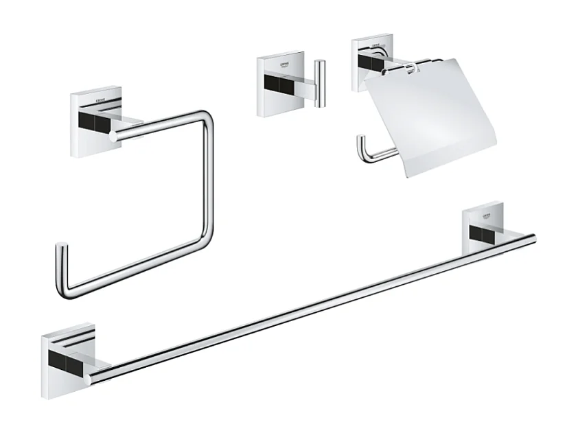 GROHE Start Cube Juego de accesorios 4 en 1 Cromo