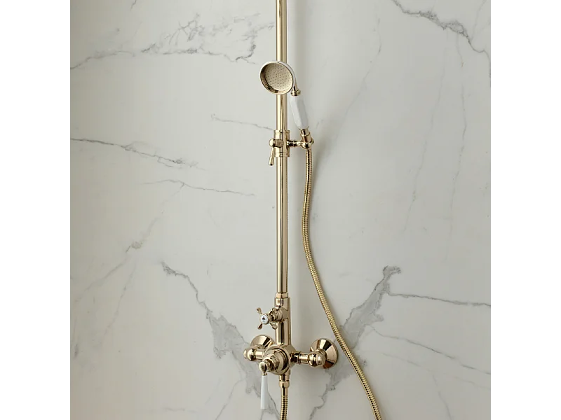 Pommeau de douche JACOB DELAFON Cléo 1889 or