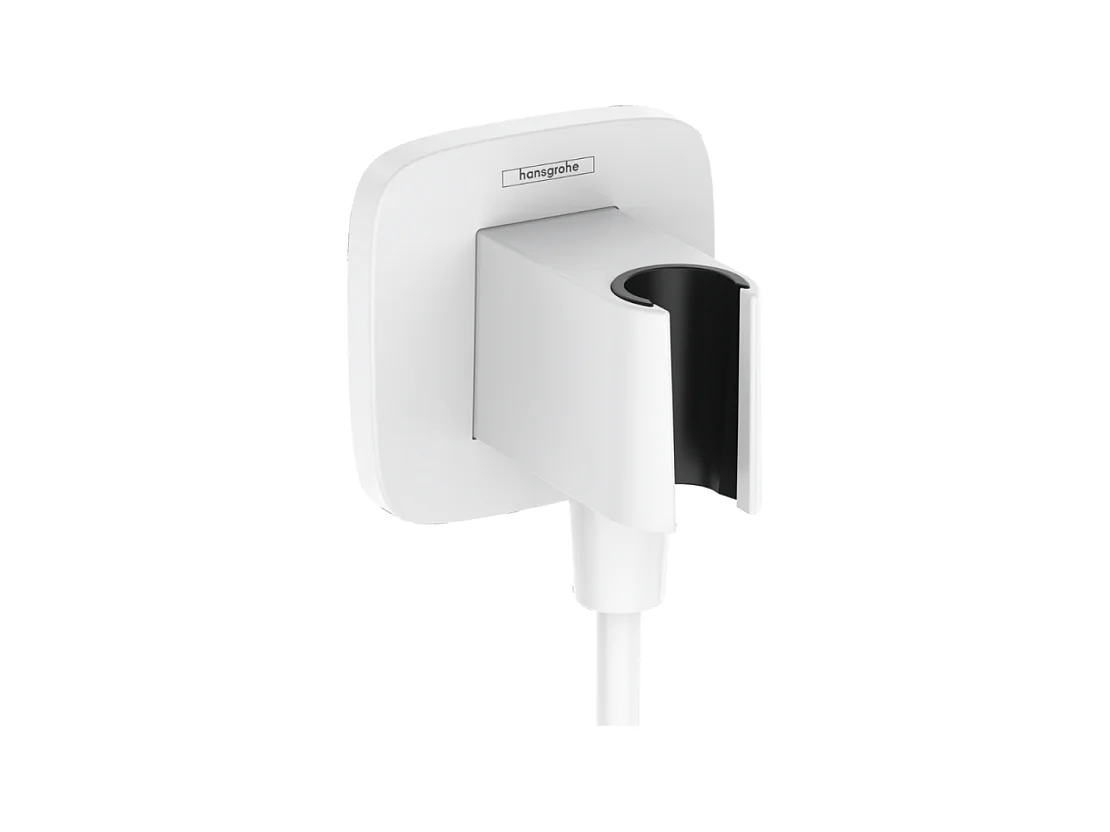 Support de douchette HANSGROHE FixFit Q Blanc mat