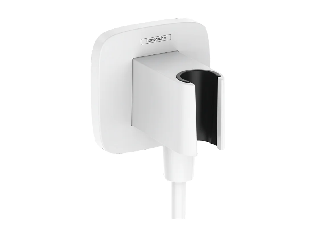 Support de douchette HANSGROHE FixFit Q Blanc mat
