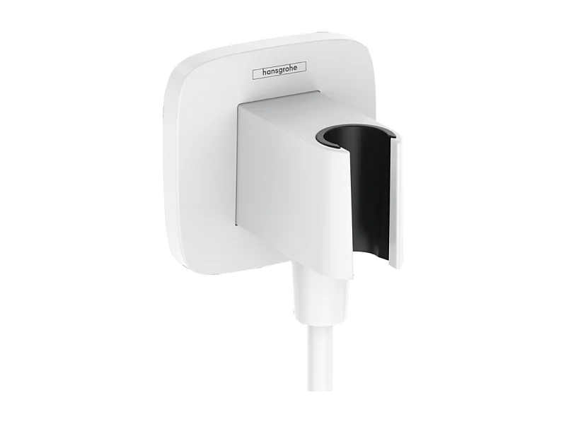 Support de douchette HANSGROHE FixFit Q Blanc mat